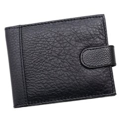 Meeste kaarditasku Genuine Leather CC127BLK цена и информация | Мужские кошельки | kaup24.ee