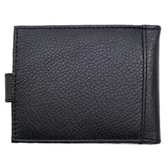 Meeste kaarditasku Genuine Leather CC127BLK hind ja info | Meeste rahakotid | kaup24.ee