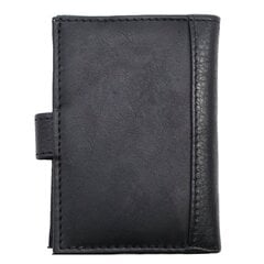Meeste kaarditasku Genuine Leather 105BLK hind ja info | Meeste rahakotid | kaup24.ee