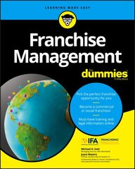 Franchise Management For Dummies hind ja info | Majandusalased raamatud | kaup24.ee