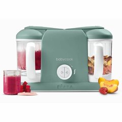 Toidukombain Béaba Babycook Duo Roheline 2,2 L 4-funktsiooniline цена и информация | Кухонные комбайны | kaup24.ee