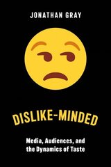 Dislike-Minded: Media, Audiences, and the Dynamics of Taste цена и информация | Книги по социальным наукам | kaup24.ee