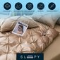 4-osaline voodipesukomplekt Pierre Mond Sleepy 155x200 cm, 1 liibuv lina, 1 tekikott, 2 padjapüüri 40x80 cm, pruun цена и информация | Voodipesukomplektid | kaup24.ee