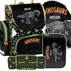 Рюкзак школьный Паспорт с динозавром, черный цена и информация | Школьные рюкзаки, спортивные сумки | kaup24.ee