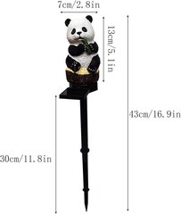 Aia LED-lamp Panda, 13 cm/42,5 cm цена и информация | Уличное освещение | kaup24.ee