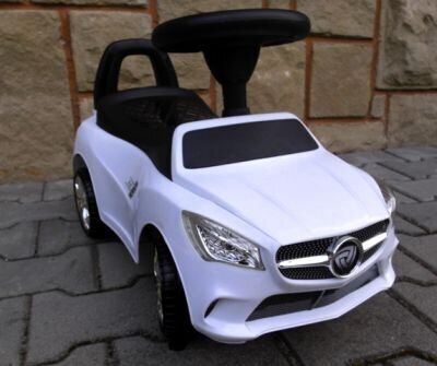 Laste pealesõiduauto Ride-on J2, valge hind ja info | Imikute mänguasjad | kaup24.ee