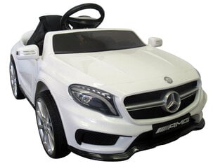 Ühekohaline elektriauto lastele Mercedes GLA45, valge цена и информация | Mercedes Товары для детей и младенцев | kaup24.ee