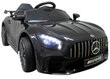 Mercedes GTR-S ühekohaline elektriauto lastele, must hind ja info | Laste elektriautod | kaup24.ee