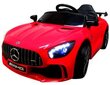 Mercedes GTR-S ühekohaline elektriauto lastele, punane цена и информация | Laste elektriautod | kaup24.ee