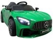 Ühekohaline elektriauto lastele Mercedes GTR-S, roheline цена и информация | Laste elektriautod | kaup24.ee