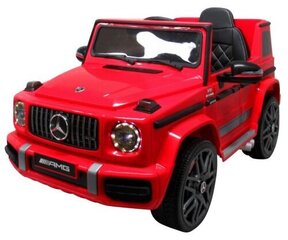 Üksik elektriauto lastele Mercedes G63 EVA velgedega, punane hind ja info | Laste elektriautod | kaup24.ee