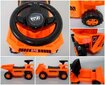 Laste tõukeauto J10 R-sport muusika ja tuledega, oranž värv цена и информация | Imikute mänguasjad | kaup24.ee
