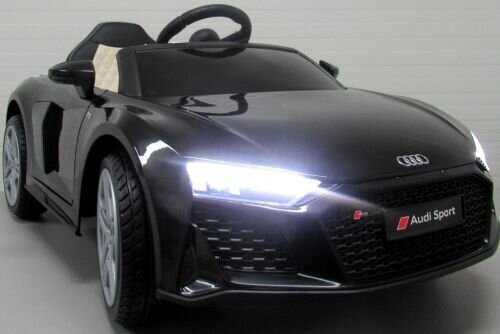 Laste akuauto AUDI R8 Sport BLACK, 2 juhtimisviisi hind ja info | Laste elektriautod | kaup24.ee