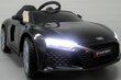 Laste akuauto AUDI R8 Sport BLACK, 2 juhtimisviisi hind ja info | Laste elektriautod | kaup24.ee