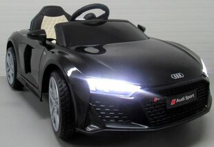 Laste akuauto AUDI R8 Sport BLACK, 2 juhtimisviisi hind ja info | Laste elektriautod | kaup24.ee