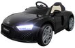 Laste akuauto AUDI R8 Sport BLACK, 2 juhtimisviisi hind ja info | Laste elektriautod | kaup24.ee