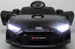 Laste akuauto AUDI R8 Sport BLACK, 2 juhtimisviisi hind ja info | Laste elektriautod | kaup24.ee