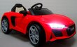 Laste akuauto AUDI R8 Sport RED, 2 juhtimisviisi цена и информация | Laste elektriautod | kaup24.ee