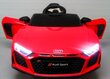 Laste akuauto AUDI R8 Sport RED, 2 juhtimisviisi hind ja info | Laste elektriautod | kaup24.ee