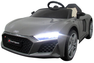 Laste akuauto AUDI R8 Sport GREY, 2 juhtimisviisi hind ja info | Laste elektriautod | kaup24.ee