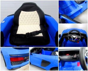 Laste akuauto AUDI R8 Sport BLUE, 2 juhtimisviisi hind ja info | Laste elektriautod | kaup24.ee