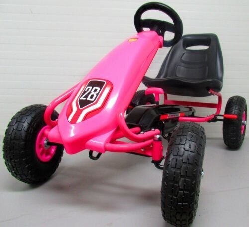 Käsipiduriga laste kart G4 PINK hind ja info | Poiste mänguasjad | kaup24.ee