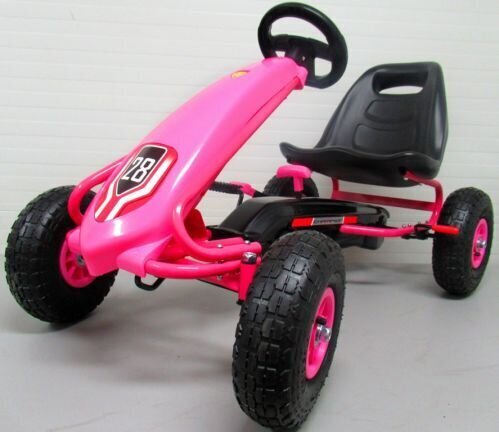 Käsipiduriga laste kart G4 PINK hind ja info | Poiste mänguasjad | kaup24.ee