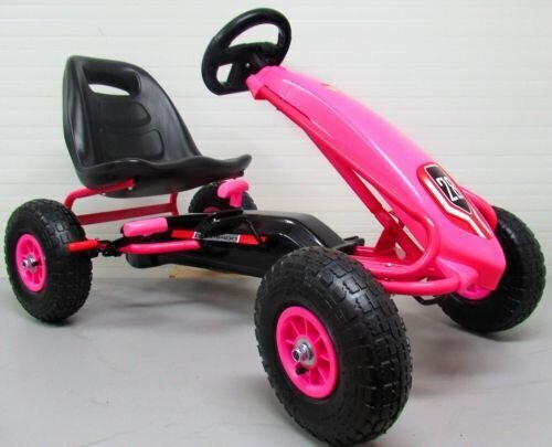 Käsipiduriga laste kart G4 PINK hind ja info | Poiste mänguasjad | kaup24.ee