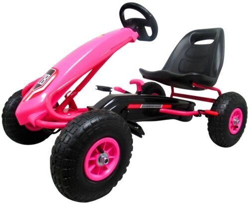 Käsipiduriga laste kart G4 PINK hind ja info | Poiste mänguasjad | kaup24.ee