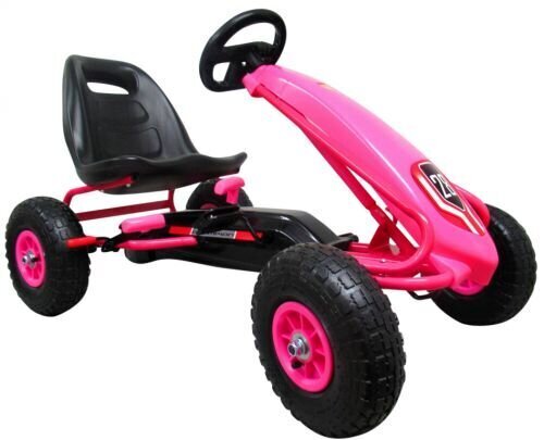 Käsipiduriga laste kart G4 PINK hind ja info | Poiste mänguasjad | kaup24.ee