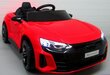 AUDI E-Tron GT EVA Laste akuauto, punane цена и информация | Laste elektriautod | kaup24.ee