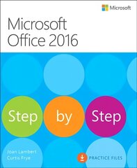 Microsoft Office 2016 Step by Step hind ja info | Majandusalased raamatud | kaup24.ee