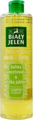 Šampoon Bialy Jelen, Owoc i Ziolo Babka Lancetowata & Dzika Jablon, 400 ml hind ja info | Šampoonid | kaup24.ee