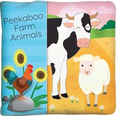 Peekaboo Farm Animals: Cloth Book with a Crinkly Cover! hind ja info | Väikelaste raamatud | kaup24.ee