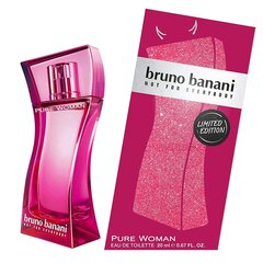 Naiste parfümeeria EDT Bruno Banani Pure Woman (20 ml) hind ja info | Naiste parfüümid | kaup24.ee