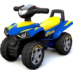 Laste pealesõiduauto Ride-on Goody, sinine/kollane цена и информация | Игрушки для малышей | kaup24.ee