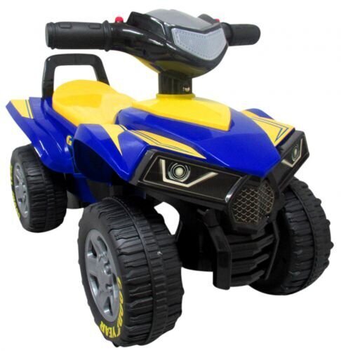 Laste pealesõiduauto Ride-on Goody, sinine/kollane hind ja info | Imikute mänguasjad | kaup24.ee