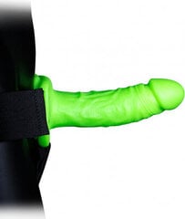 Strap-On rihm Ouch Glow in the Dark, 18 cm цена и информация | БДСМ и фетиш | kaup24.ee