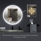 LED peegel Madrid, 80 cm цена и информация | Vannitoa peeglid | kaup24.ee