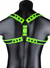 Traksidega rihmad Ouch Glow in the Dark, L/XL hind ja info | BDSM ja fetish | kaup24.ee