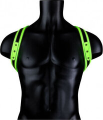 Traksidega rihmad Ouch Glow in the Dark, L/XL hind ja info | BDSM ja fetish | kaup24.ee