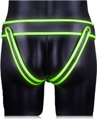 Meeste seksikad aluspüksid Ouch Glow in the Dark Jockstrap, L/XL цена и информация | Ouch! Сексуальная одежда | kaup24.ee