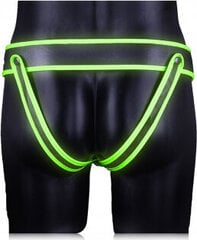 Meeste seksikad aluspüksid Ouch Glow in the Dark Jockstrap, S/M цена и информация | Сексуальное бельё для мужчин | kaup24.ee