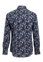 Рубашка мужская, синяя/цветы (Slim), 22ОС/ВОС0061460 цена и информация | Мужские рубашки | kaup24.ee
