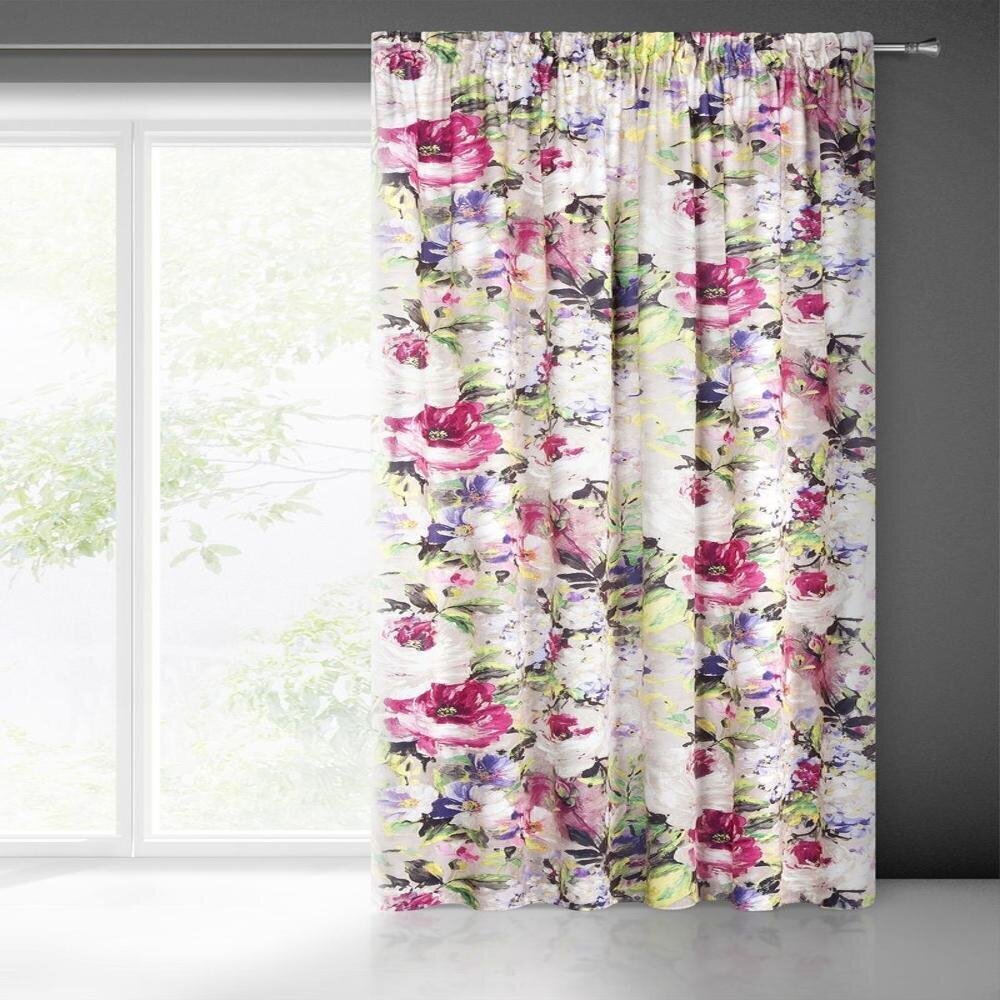 Kardin Amelie on tap 140x270 cm kirju цена и информация | Kardinad | kaup24.ee