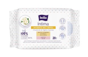 Niiske salvrätikud Bella Intima, 20 tk, 7 pakendit hind ja info | Intiimhügieeni tooted | kaup24.ee