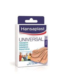 Hansaplast Universal Patras полосы, 20 шт., 10 упаковок цена и информация | Аптечки | kaup24.ee