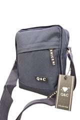 Сумка мужская Q&C темно-синяя цена и информация | Мужские сумки | kaup24.ee