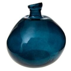 Perdibto klaasvaas Sinine, sinine, 33cm hind ja info | Vaasid | kaup24.ee