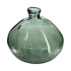 Ümbertöödeldud klaasist vaas Rohi, roheline, 23 cm цена и информация | Vaasid | kaup24.ee